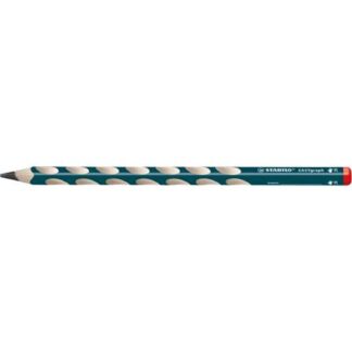 STABILO EASYGRAPH MATITA DI GRAFITE HB FUSTO TRIANGOLARE E SAGOMATURE ANTI SCIVOLO ERGONOMICA PER DESTRIMANI CONF 12 Pz.
