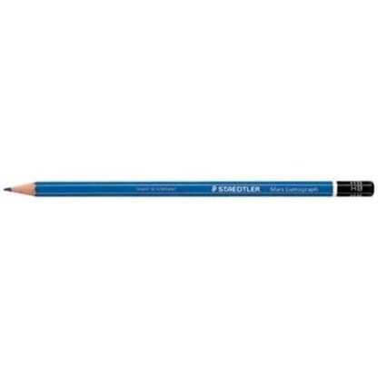 STAEDTLER MARS LUMOGRAPH MATITA DI GRAFITE 6B FUSTO BLU+ NERO CONF 12 Pz.