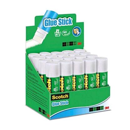 SCOTCH 3M COLLA STICK PERMANENTE SENZA SOLVENTI 21 GR COLORE BIANCO CONF. 20 Pz