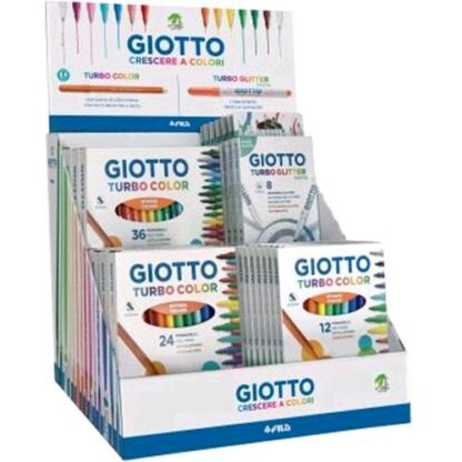 GIOTTO-FILA ESPOSITORE BANCO PENNARELLI TURBO COLOR 45 Pz