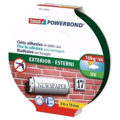 TESA POWERBOND NASTRO BIADESIVO TRASPARENTE PER ESTERNI 19MMx5M