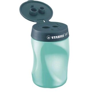 STABILO EASY TEMPERAMATITE CON CONTENITORE PER MANCINI 3 FORI COLORE VERDE PETROLIO