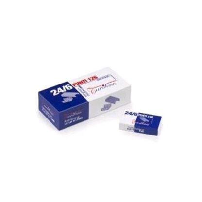TURIKAN PUNTI METALLICI 126 SERIE 24/6 MM SPESSORE 0.58 CONFEZIONE 1.000 PUNTI