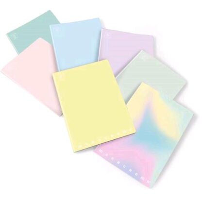 PIGNA MONOCROMO PASTEL QUADERNO A4 80 GR RIGHE 0C 40 FOGLI CONF 10 Pz.
