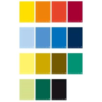 PIGNA MONOCROMO QUADERNO MAXI SPIRALATO CON FORI A4 80 GR QUADRETTI 4M 70 FOGLI CONF 5 Pz.