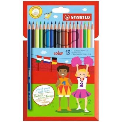 STABILO COLOR FLUO PASTELLI 2.5 mm COLORI ASSORTITI CONF. 18 Pz.