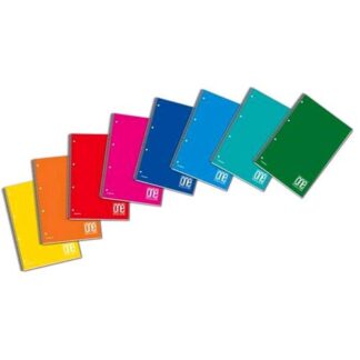 BLASETTI ONE COLOR QUADERNO A4 80 GR SPIRALE NON FORATO QUADRETTI 10M 60 FOGLI CONF 5 Pz.