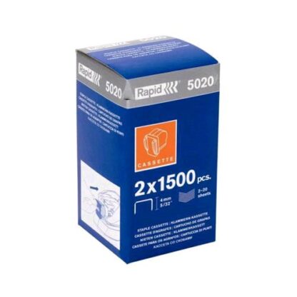 RAPID CARTUCCE RICARICA 5020 PER CUCITRICE 5020E 2X1.500 PUNTI