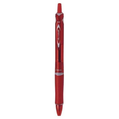 PILOT ACROBALL BEGREEN PUNTA A SFERA ECOLOGICA INCHIOSTRO ROSSO PUNTA MEDIA GRIP ERGONOMICO CONF. 10 Pz.