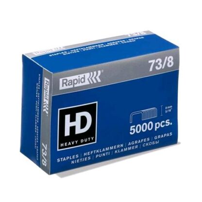 RAPID PUNTI METALLICI IZNCATI STRONG 73/8 MM CONFEZIONE 5.000 PUNTI