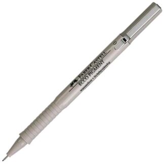 FABER CASTELL ECCO PIGMENT PENNA PUNTA IN FIBRA 0.2 mm COLORE NERO CONF. 10 Pz.
