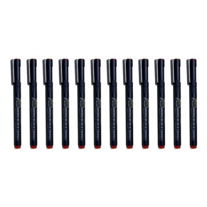 PILOT DRAWING PEN PENNA PUNTA IN FIBRA 0.2 mm COLORE ROSSO CONF. 12 Pz.