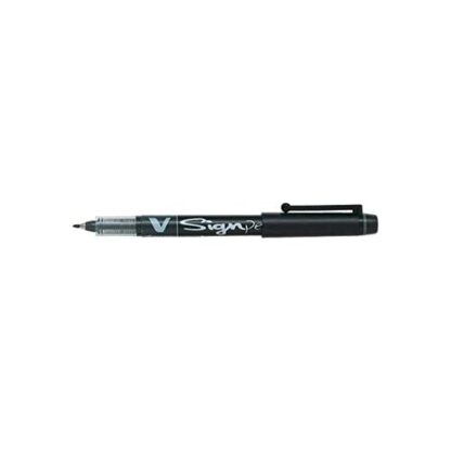 PILOT V SIGNPEN PENNA PUNTA IN FIBRA 2 mm COLORE NERO CONF. 12 Pz.
