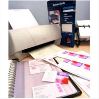 AVERY-ZWECKFORM C32015-25 CONF 200 BIGLIETTINI DA VISITA 84x54 MM PER STAMPANTI INKJET 260 GR/M2 BIANCO OPACO