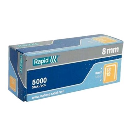 RAPID PUNTI METALLICI SUPER STRONG 13/8 MM CONFEZIONE 5.000 PUNTI