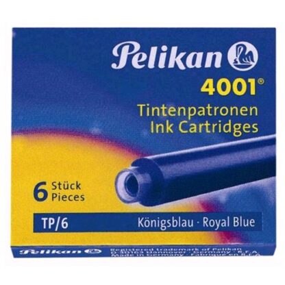 PELIKAN TP/6 CARTUCCE PER STILOGRAFICHE INCHIOSTRO BLU CONF 50 X 6 CARTUCCE