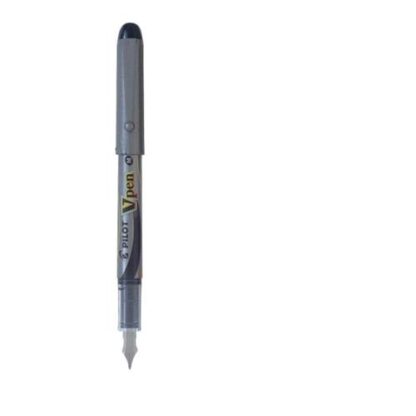 PILOT VPEN PENNA STILOGRAFICA USA E GETTA INCHIOSTRO NERO PUNTA TRIANGOLARE 0.50MM COLORE GRIGIO CONF 12 Pz.