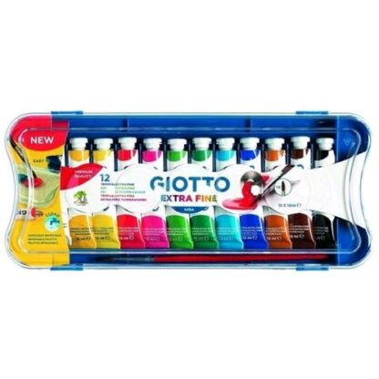 GIOTTO TEMPERA TUBETTI 12 ML COLORI ASSORTITI CONF 12 Pz.