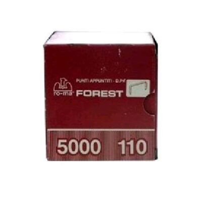 RO-MA PUNTI METALLICI 110 PER FISSATRICI FOREST CONFEZIONE 5.000 PUNTI