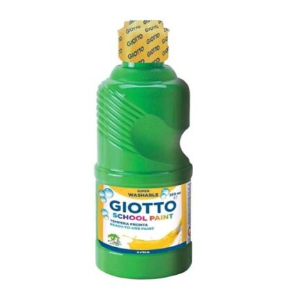 GIOTTO TEMPERA FLACONE DA 250ML COLORE VERDE LAVABILE