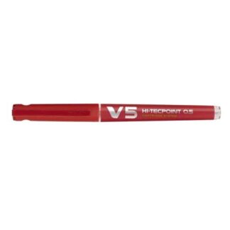 PILOT HI-TECPOINT V5 BEGREEN PENNA ROLLER RICARICABILE PUNTA 0.5 mm COLORE ROSSO CONF. 10 Pz.