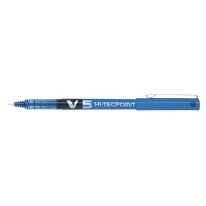 PILOT V5 HI-TECPOINT PENNA ROLLER PUNTA 0.5 mm COLORE BLU CONF. 12 Pz.