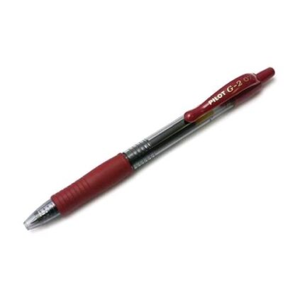 PILOT G-2 PENNA ROLLER A SCATTO PUNTA 0.7 mm COLORE BORDEAUX CONF. 12 Pz.
