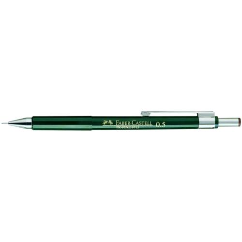 FABER CASTELL TK FINE PORTAMINE 0.5 mm CON 3 MINE HB COLORE VERDE CONF. 10 Pz.