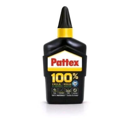 PATTEX 100% COLLA UNIVERSALE RESISTENTE ALL'ACQUA 100 GR.