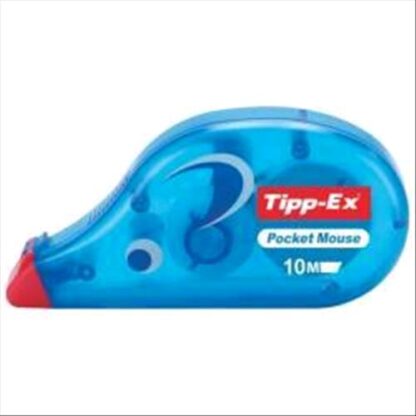 BIC POCKET MOUSE CORRETTORE A NASTRO 4.2MM X 10MT COLORE FUSTO TRASPARENTE CONF 10 Pz.