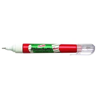 PENTEL POCKET MICRO CORRETTORE LIQUIDO APENNA DA 7ML COLORE FUSTO ROSSO CONF 12 Pz.
