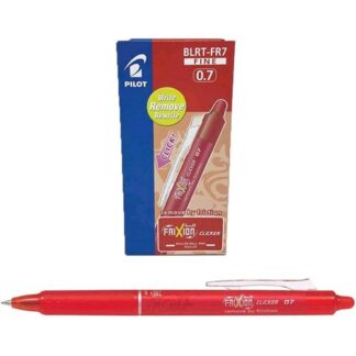 PILOT FRIXION CLICKER PENNA A SFERA A SCATTO CANCELLABILE 0.7 mm COLORE ROSSO CONF. 12 Pz.