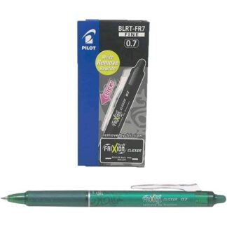 PILOT FRIXION CLICKER PENNA A SFERA A SCATTO CANCELLABILE 0.7 mm COLORE VERDE CONF. 12 Pz.