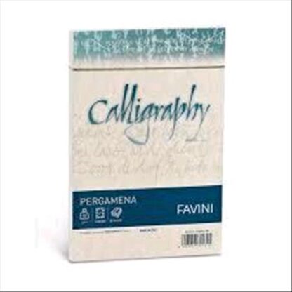 CARTOTECNICA FAVINI PERGAMENA 25 BUSTE 12X18 90 GR COLORE SABBIA