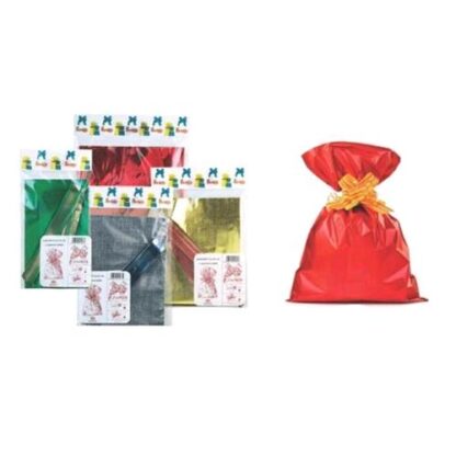 SAUL SADOCH REX BRIREX SACCHETTO REGALO IN PPL 50X65 CM+ NASTRO COLORI ASSORTITI