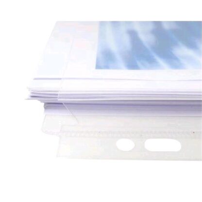 EXACOMPTA SOFT PLASTIC BUSTE CON FORATURA IN PP CM 21X29.7 A4 PORTAPROGETTI A SOFFIETTO DA 25 MM SENZA PATELLA TRASPARENTE COF 10 Pz.