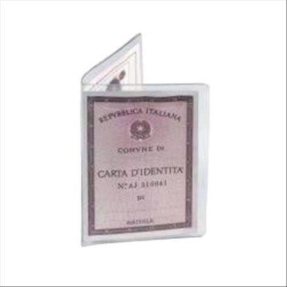 FAVORIT ESPOSITORE PORTA CARTA IDENTITA' 165X125MM COLORE TRASPARENTE CONF 50 Pz.