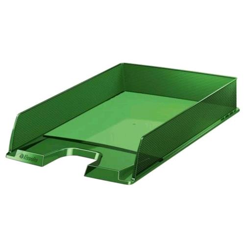 ESSELTE EUROPOST VASCHETTA PORTACORRISPONDENZA IN PS RICICLABILE MM 61X350X244 A4 COLORE VERDE TRASLUCIDO