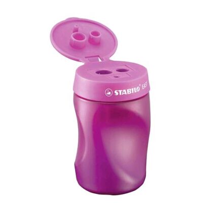 STABILO EASY TEMPERAMATITE CON CONTENITORE PER MANCINI 3 FORI COLORE ROSA