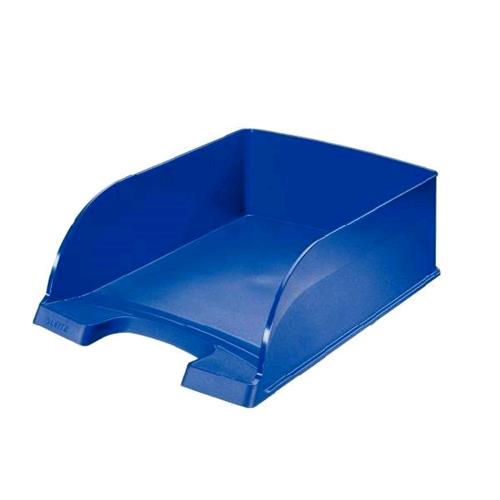 LEITZ PLUS JUMBO VASCHETTA PORTACORRISPONDENZA IN PP MM 103X255X360 BLU TRASLUCIDO