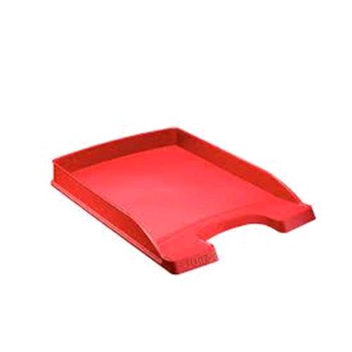 LEITZ PLUS SLIM VASCHETTA PORTACORRISPONDENZA IN PS MM 37X255X360 ROSSO TRASLUCIDO