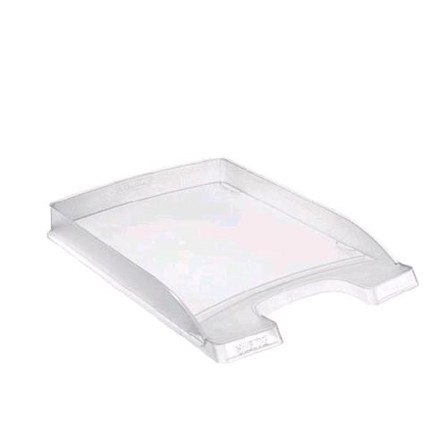 LEITZ PLUS SLIM VASCHETTA PORTACORRISPONDENZA IN PS MM 37X255X360 TRASPARENTE TRASLUCIDO