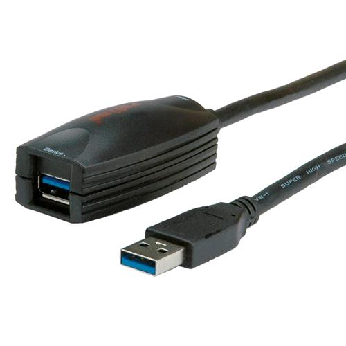 NILOX CAVO RIPETITORE ATTIVO USB 3.0 MASCHIO/FEMMINA 5 MT NERO