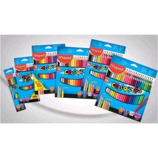 MAPED COLOR'PEPS PASTELLI TRIANGOLARI 2.9 mm COLORI ASSORTITI CONF 12 Pz.