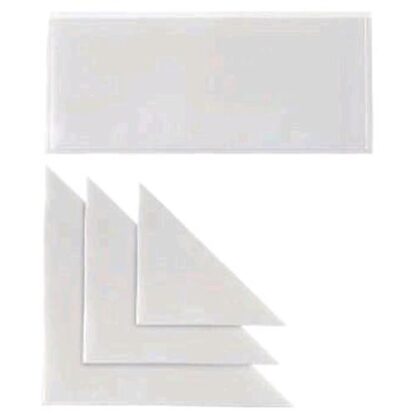 SEI ROTA TR17 CR TASCA ADESIVA IN PVC CM 17X17 TRASPARENTE CONF 100 Pz.
