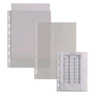 SEI ROTA ATLA BUSTE CON FORATURA UNIVERSALE IN PP BUCCIA D'ARANCIO CM18X24 TRASPARENTE CONF 25 Pz.