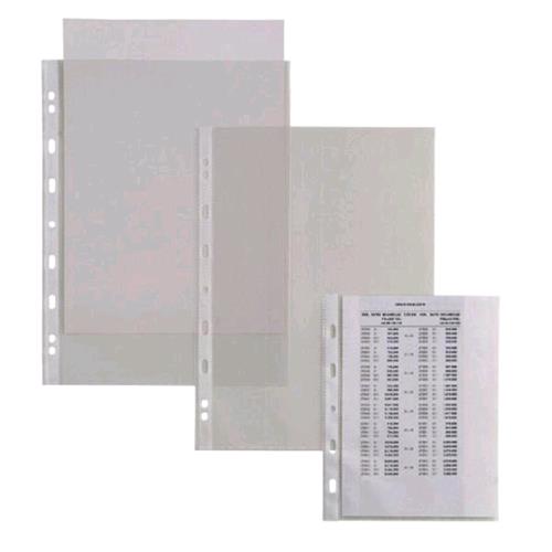 SEI ROTA ATLA BUSTE CON FORATURA IN PP CM 22X30 BUCCIA D'ARANCIA SPESSORE MEDIO TRASPARENTE CONF 50 Pz.