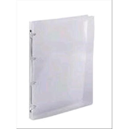 EXACOMPTA RACCOGLITORI 4 ANELLI DA 15 MM IN PP CM 25X32X2 A4 BIANCO TRASPARENTE