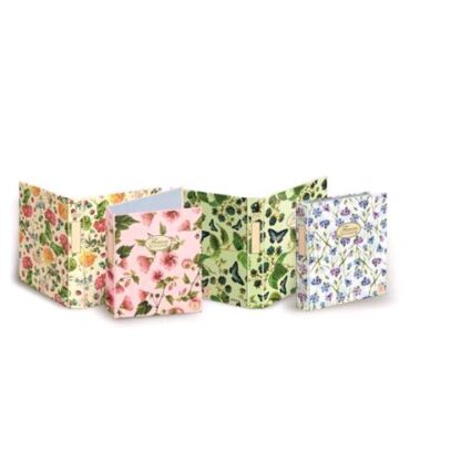 PIGNA FLOWERS CARTELLA AD ANELLI DA 30 MM IN CARTONE CM 18.5X22 A4 COLORI ASSORTITI CONF 5 Pz.