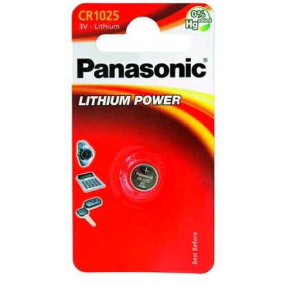 PANASONIC CR1025 BATTERIA A BOTTONE AL LITIO 3V